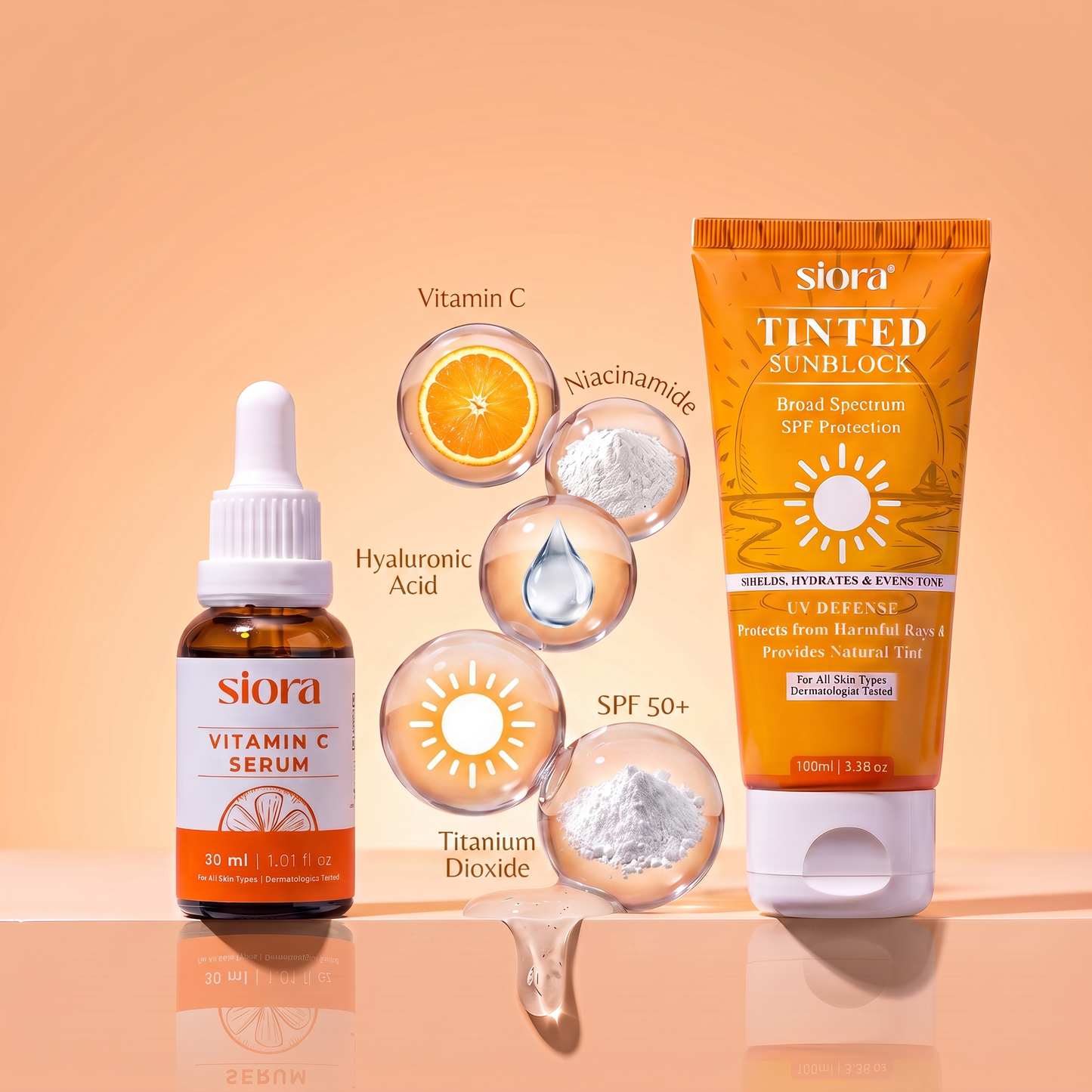 Brighten & Protect Combo with Vitamin C + SPF 50+