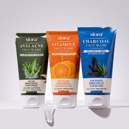 Clear Skin Face Wash Trio